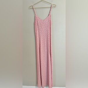 Yumi Kim Spaghetti Strap Pink Maxi Dress size Small. New without tag